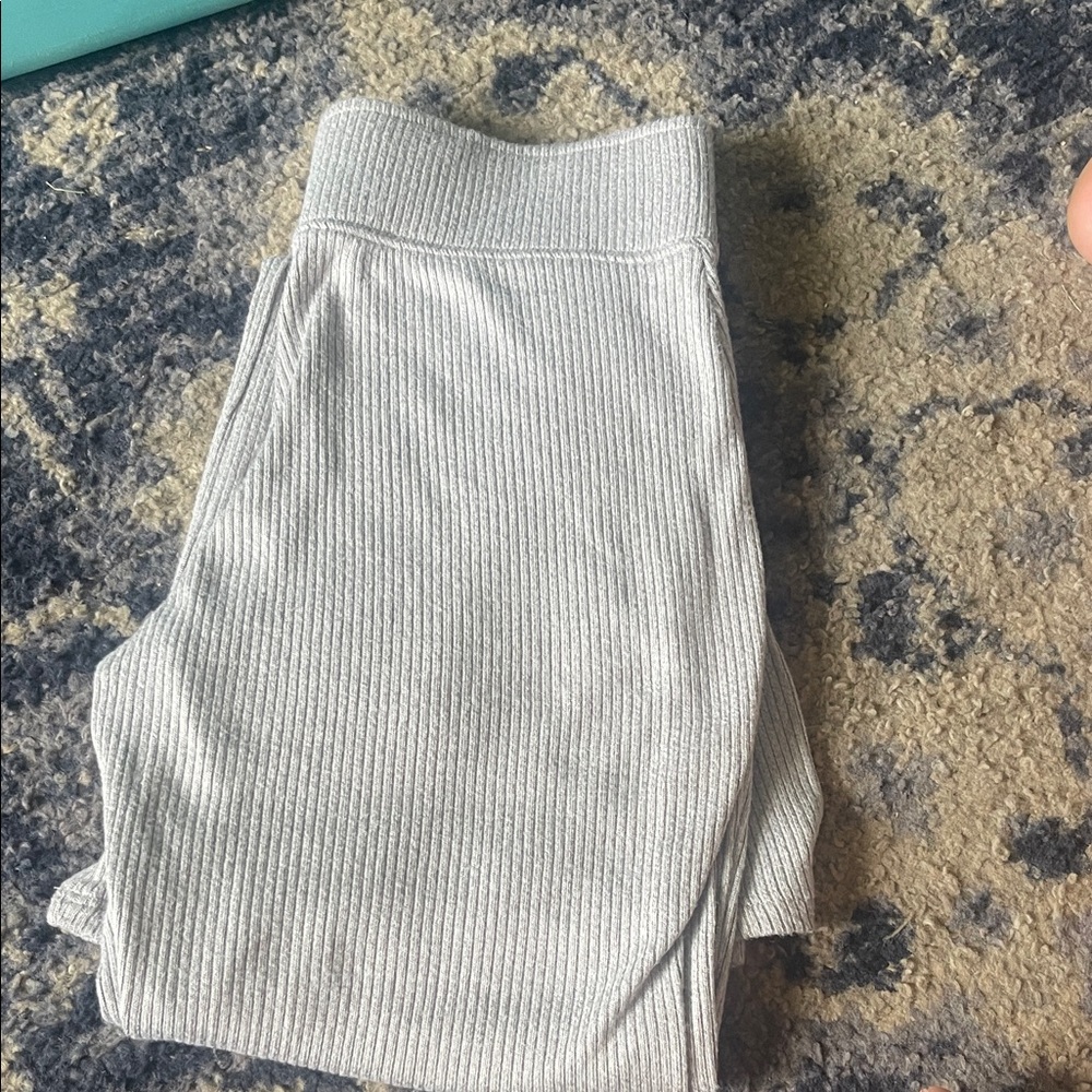 Hollister Gray Ribbed Pants